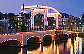 Skinny Bridge (Magere Brug). Amsterdam. Holland