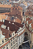 Prague (view from Old Town Hall tower). Czech Republic