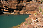 Fortescue Falls. Karijini National Park. Pilbara. Western Australia