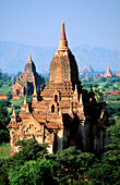 Buddisht temple in Bagan archeological site. Mandalay Division. Myanmar (Burma)