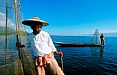 Fishermen. Inle Lake. Shan state. Myanmar (Burma)