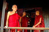 Buddhist monks in Mahagandayon Monastery in Amarapura. Mandalay Division. Myanmar 