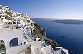 Fira, Santorini. Cyclades, Greece