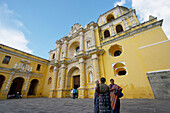 Colonial church of Nuestra Señora de la Merced (circa 1548 - rebuild 1976). Antigua Guatemala. Sacatepéquez Region. Guatemala