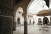 Friends of Marrakech Museum (1997) in an old riad from 19th century. Marrakech. Morocco.