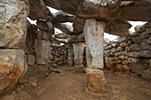 Torre d En Gaumés prehistoric site. Son Bou. Minorca. Balearic Islands. Spain
