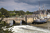 Port de Saint-Goustan. Auray. Morbihan. Brittany. France.