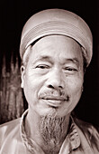 Buddhist man. Hanoi. Vietnam