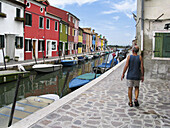 Burano Island, Venice. Italy