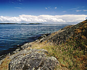 San Juan Channel in San Juan Island. Washington. USA