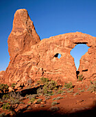 Turret Arch in Arches National Park. Utah. USA