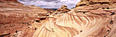 The Wave Navajo sandstone formation, Paria Canyon Vermilion Cliffs Wilderness. Coconino County, Arizona. USA