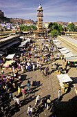 Jaipur fair, main street. Rajasthan. India