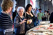 Fischmarkt, Rialtomarkt, Venedig, Venetien, Italien