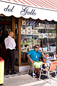 Bar, Gran Viale, Lido, Venedig, Lagune, Venetien, Italien