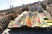 Santa Caterina Market, El Born, Barcelona, Katalonien, Spanien
