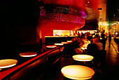 Innenansicht der Bar und Restaurant Mix im Hotel THE HOTEL, Las Vegas, Nevada, USA, Amerika