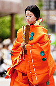 Procession of Aoi matsuri festival in Kyoto. Japan