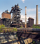Metallurgical plant, now a museum and industrial park. Duisburg-Meiderich, Germany
