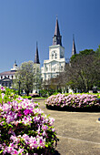 St. Louis Cathedral in Jackson Square in New Orleans, Louisianna, USA