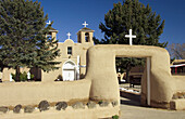 St. Francis of Assisi Church in Rancho deTaos, New Mexico, USA.