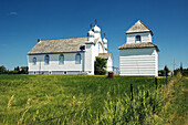 The St. John the Evangelist Ukrainian Catholic Church at Prud homme, Saskatchewan, Canada.