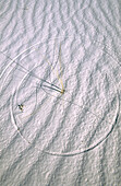 Wind circle. White Sands National Monument. New Mexico. USA