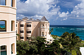 Part of the Crane Hotel, Atlantic Ocean in background, Barbados, Caribbean