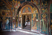 Asinou church with frescos, painted church, UNESCO World Heritage Site, Troodos mountains, South Cyprus, Cyprus