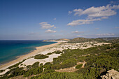 Golden Sands, Golden Beach with sand dunes, Nagkomi Point, Dipkarpaz, Rizokarpaso, Karpasia, Karpass Peninsula, North Cyprus, Cyprus