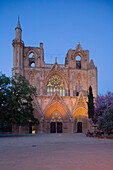 The Lala Mustafa Pasa Camii Mosque, originally known as the Saint Nicolas Cathedral and later as the Ayasofya, Saint Sophia, Mosque of Magusa, Famagusta, Gazimagusa, North Cyprus, Cyprus
