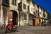 Altstadt von Gent mit Fleischerhalle, Flandern, Belgien