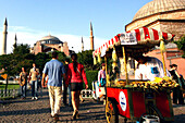 Besucher, Istanbul, Türkei