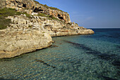 Cala Marmol. Ses Salines. Mallorca, Balearische Inseln. Spanien