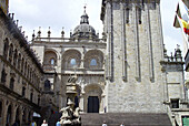 Plaza de las Platerías. Santiago de Compostela. La Coruña province, Spain