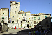 San Martín square. Segovia. Spain