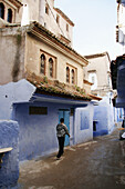 Typical street. Chefchaouen. Morocco