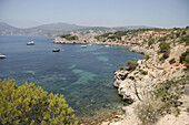 Ibiza coves. Balearic Islands. Spain