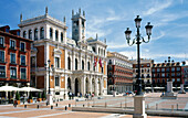 Town Hall in Main Square, Valladolid. Castilla-León, Spain