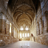 Refectory of monastery, Santa Maria de Huerta. Soria province, Castilla-León, Spain