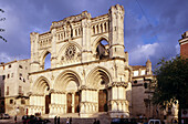 Front of cathedral (12th century), Cuenca. Castilla-La Mancha, Spain