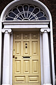 Georgian door, Merrion Square area. Dublin. Ireland