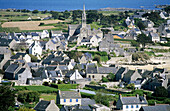 Le Bourg. Batz Island. Îles Bretonnes. Finistère. France.