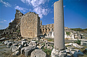 Perge archaeological site. Antalya province. Mediterranean coast. Turke