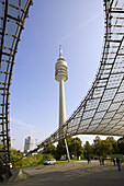 Olympia tower in Munich Germany Bavaria