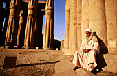 Luxor Temple colonnade. Luxor. High Egypt