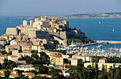 View of Calvi in Corsica Island. France