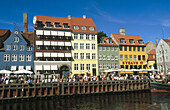 Nyhavn ( new port ) canal area. Copenhagen. Denmark