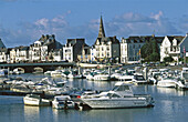 Le Pouliguen, harbor view. Loire-Atlantique. Côte d Amour. France