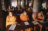 Young monks in the school. Luang Prabang. Laos